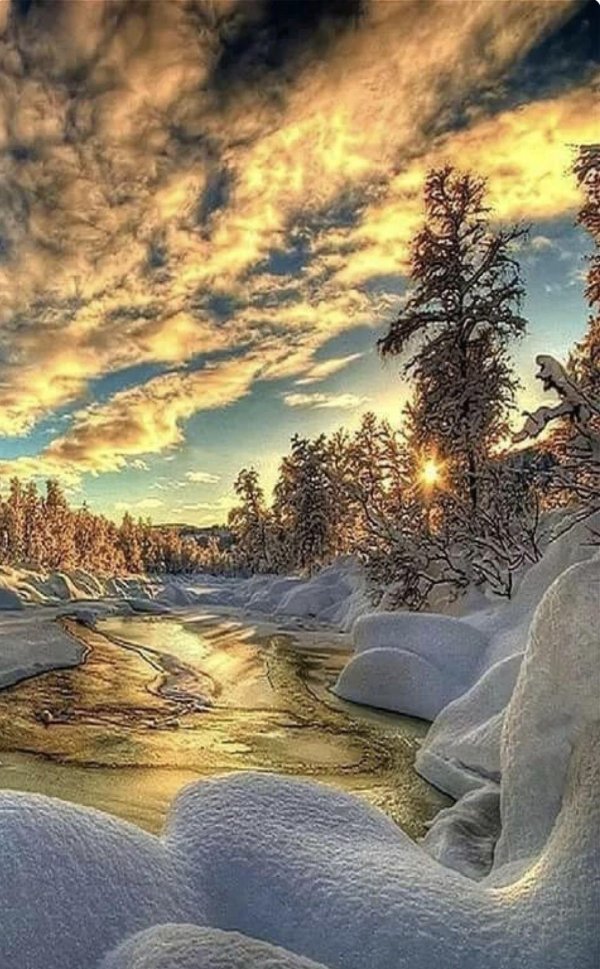 Зима необычные