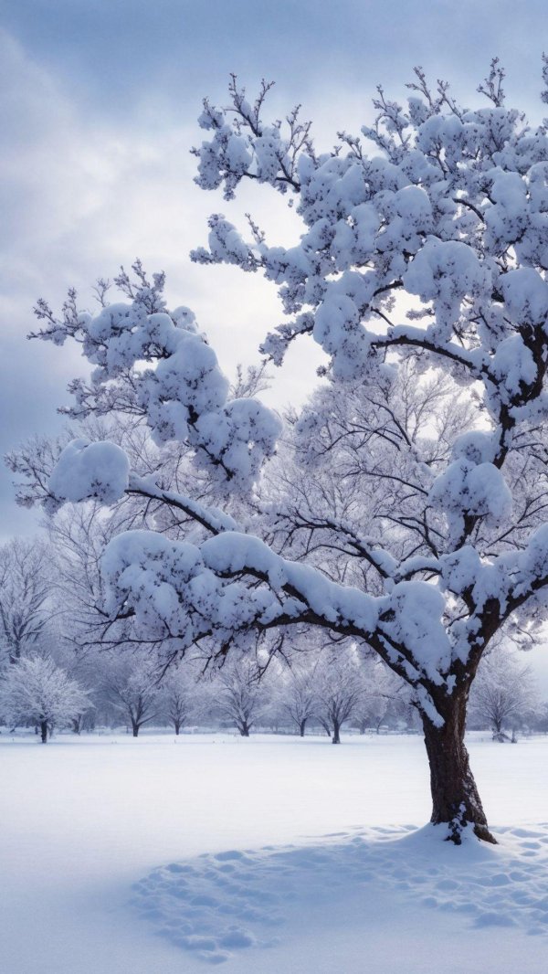 Зима необычные