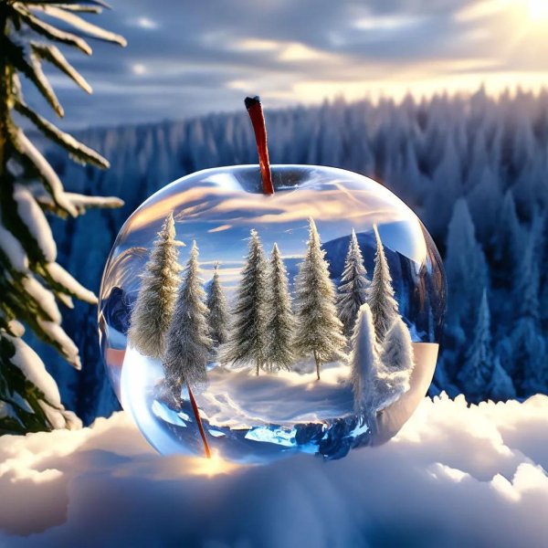 Зима необычные