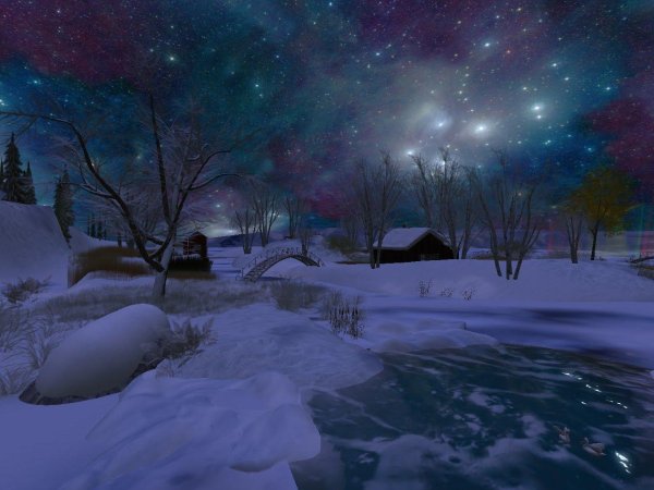 Зима необычные