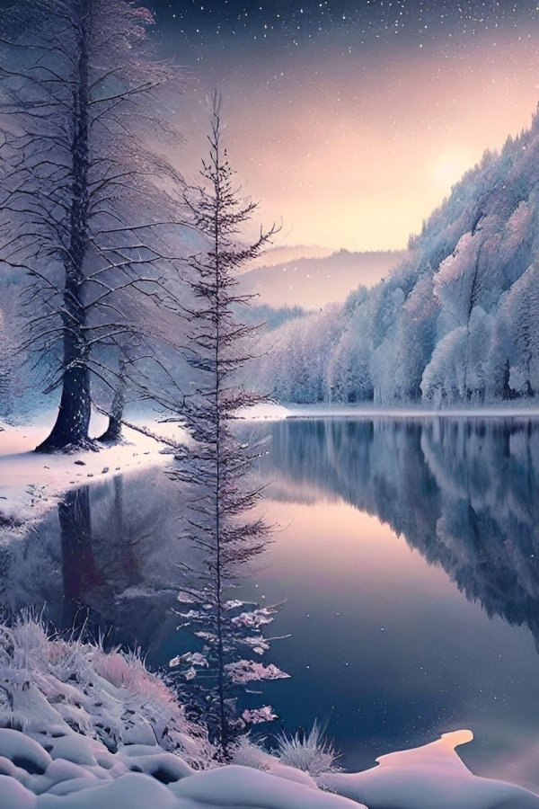 Зима необычные