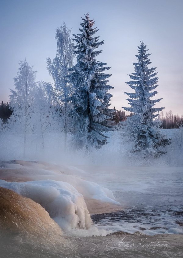 Зима необычные