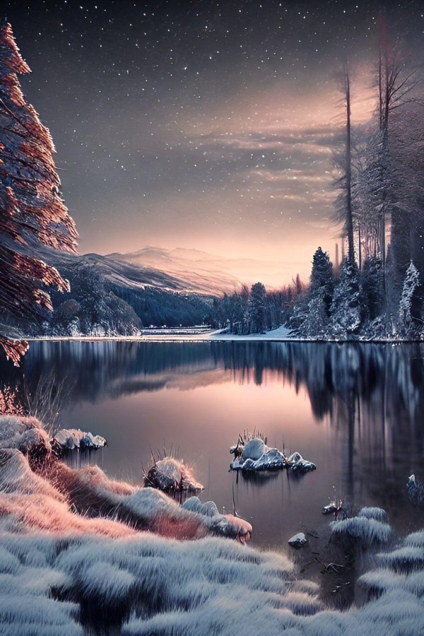 Зима необычные