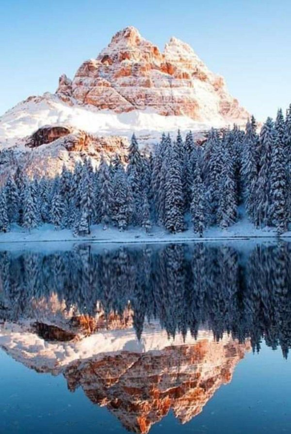 Зима необычные