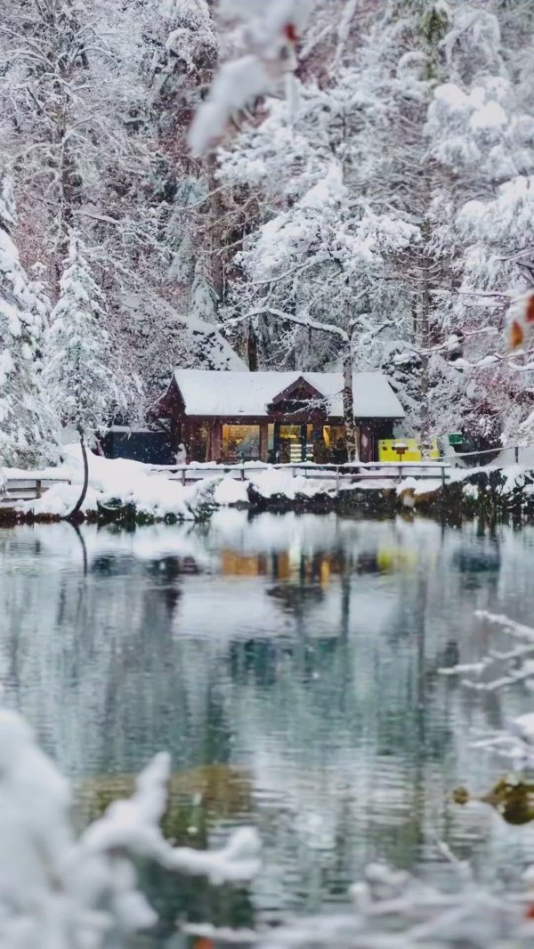 Зима необычные