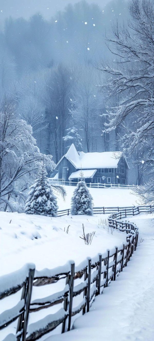 Зима необычные