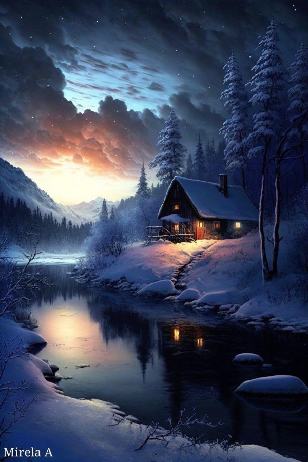 Зима необычные