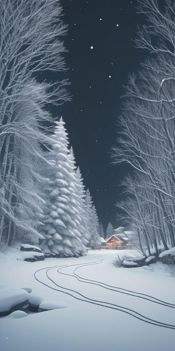 Зима необычные