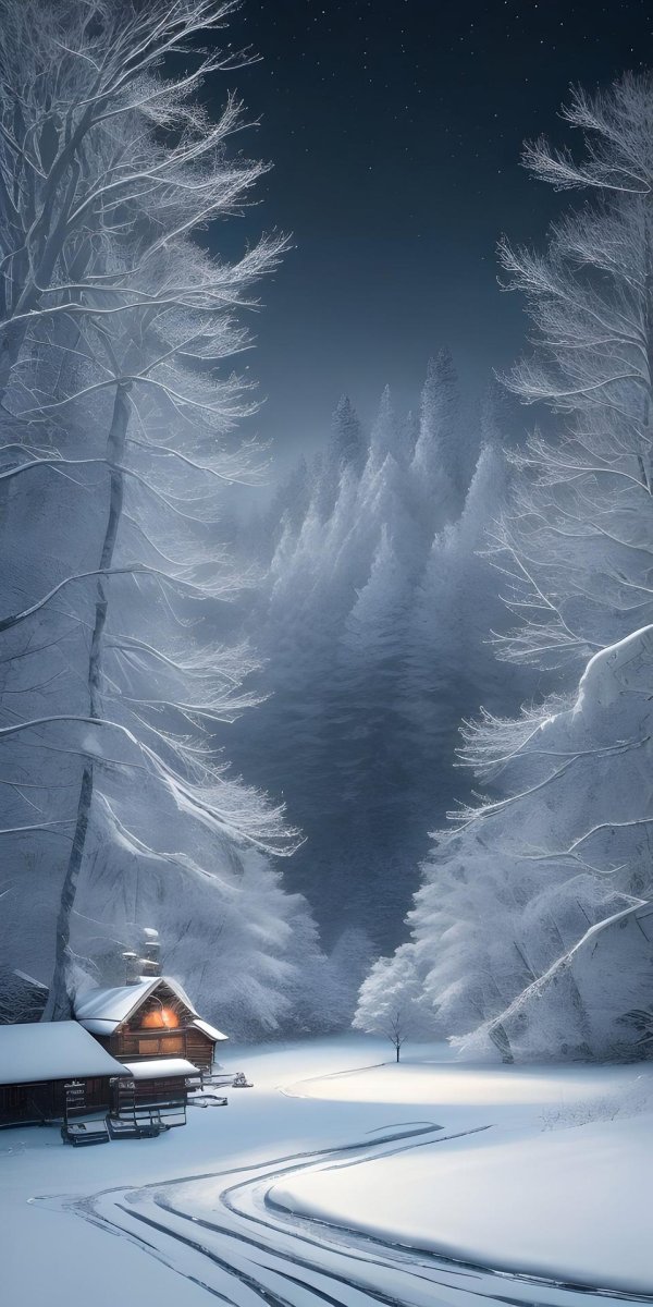 Зима необычные