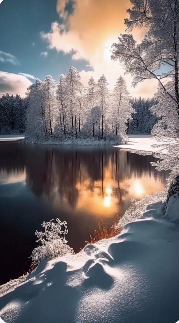 Зима необычные