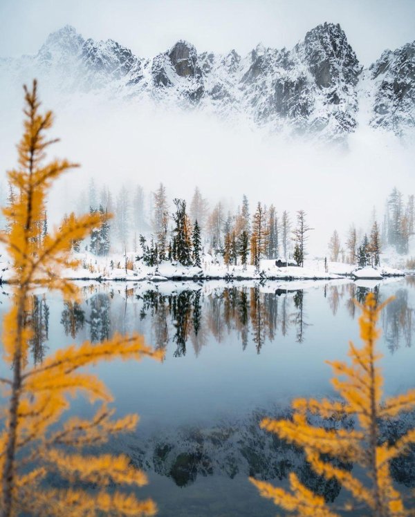 Зима необычные