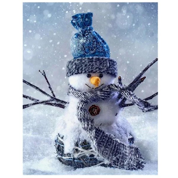 Зима снеговик