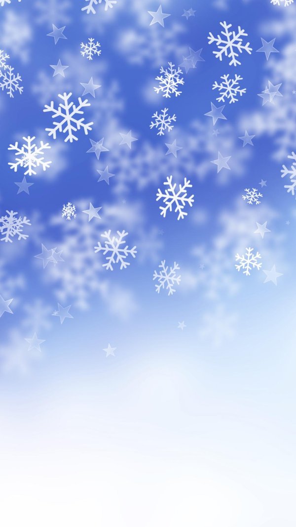 Снежинки зима