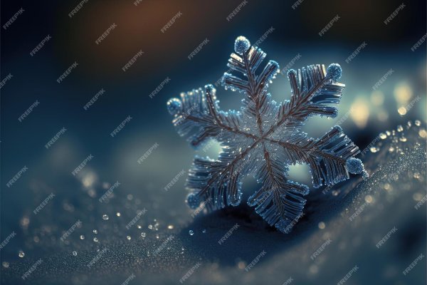 Снежинки зима