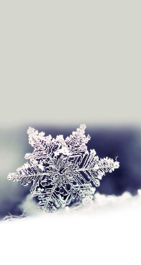 Снежинки зима