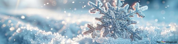 Снежинки зима