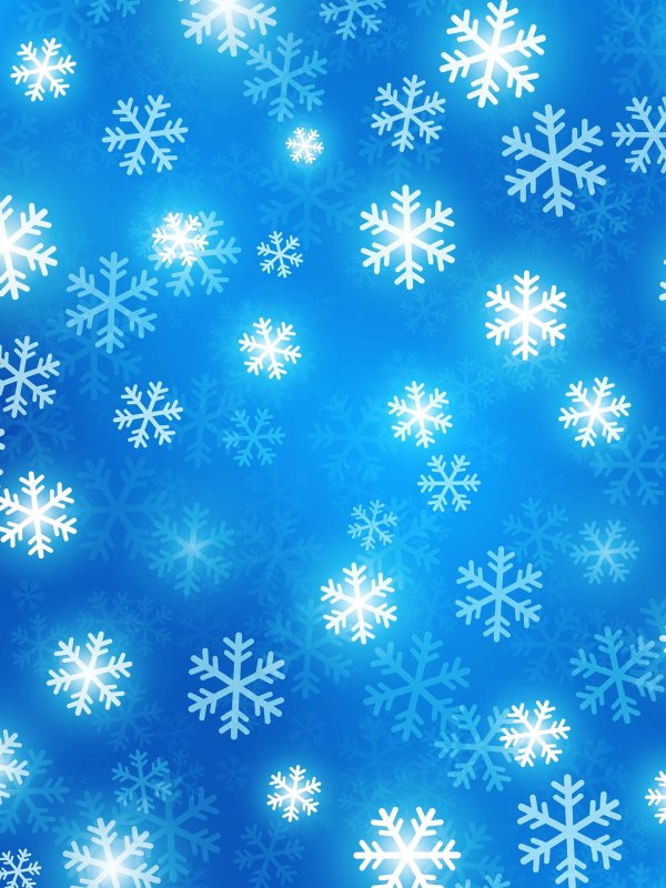 Снежинки зима