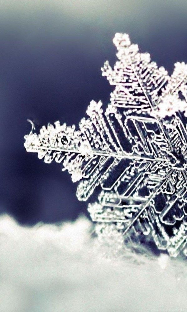 Снежинки зима