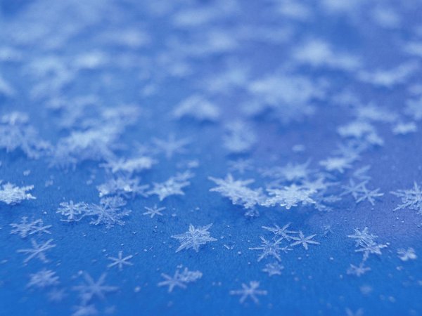 Снежинки зима