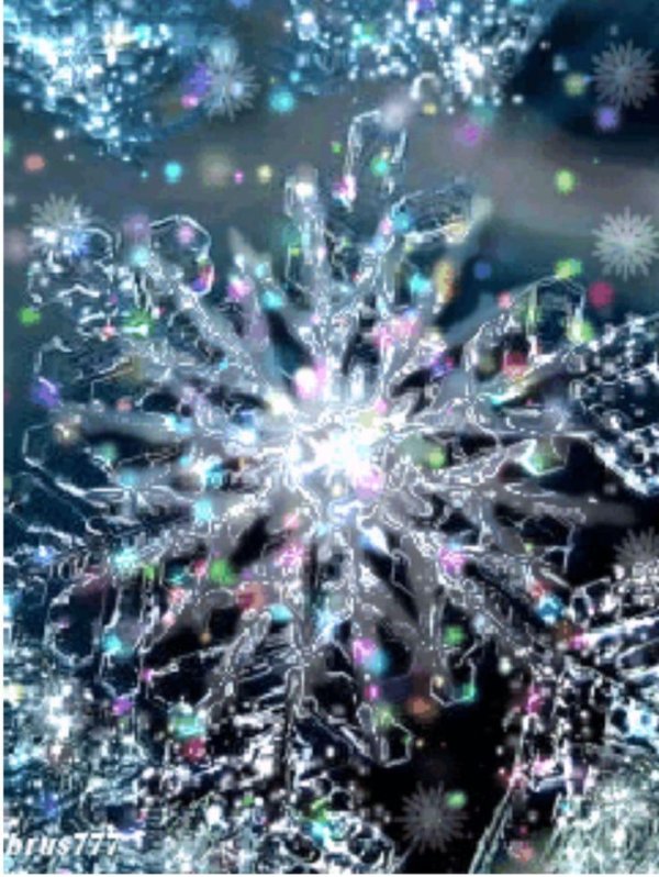 Снежинки зима