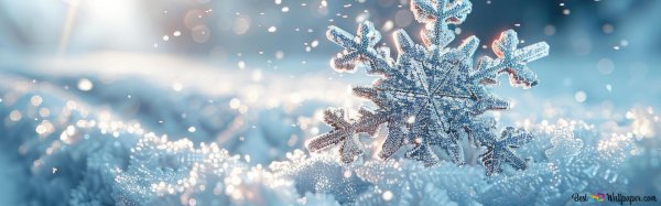 Снежинки зима