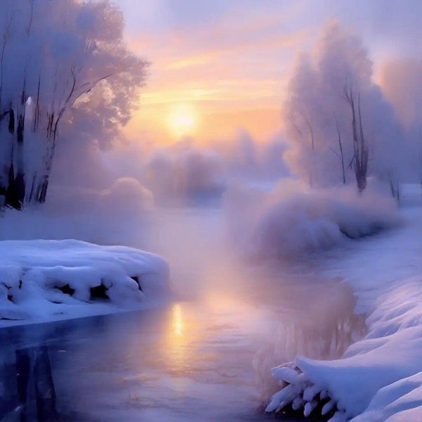 Нежные зима