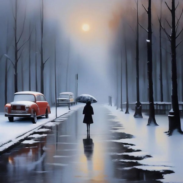 Зима одиночество