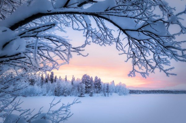 Морозная зима