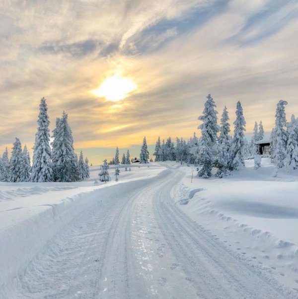 Морозная зима