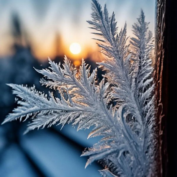 Морозная зима