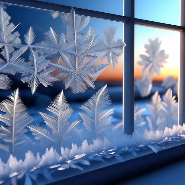 Морозная зима