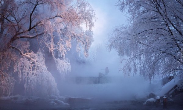 Морозная зима