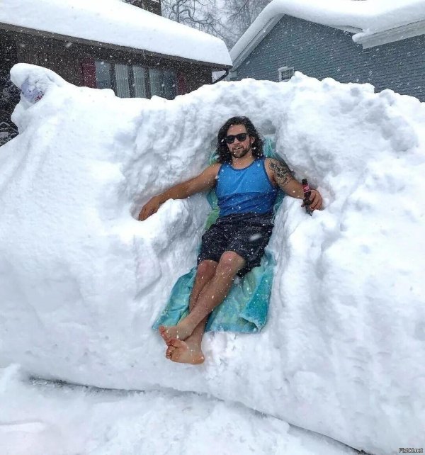 Зима смешные