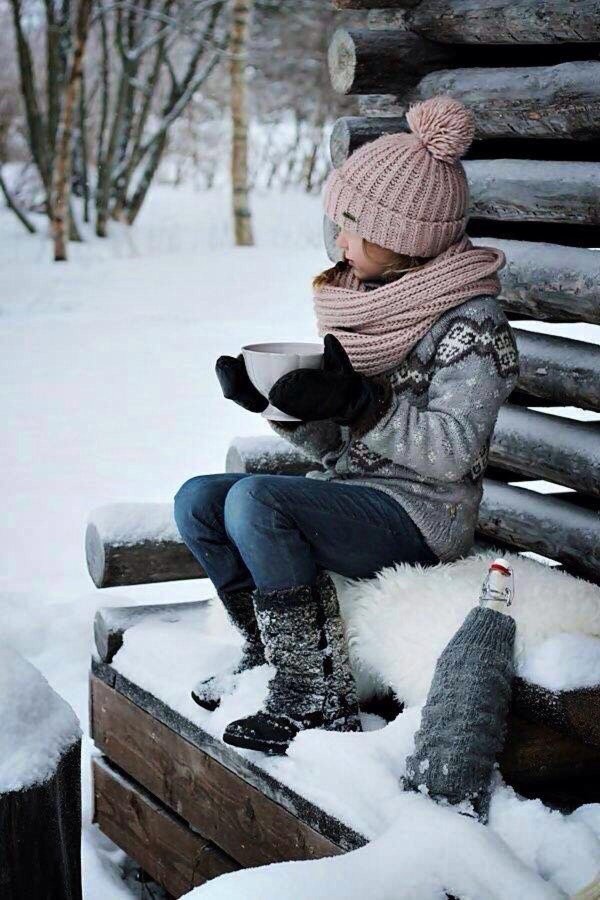 Зима смешные