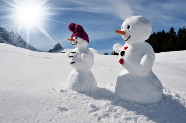 Зима смешные