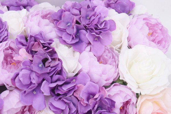 фиалковые пионы