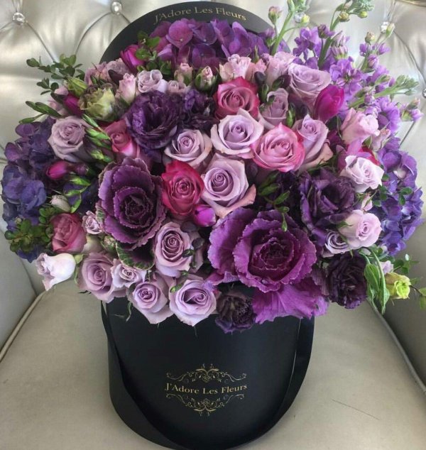 красивые букеты в коробке