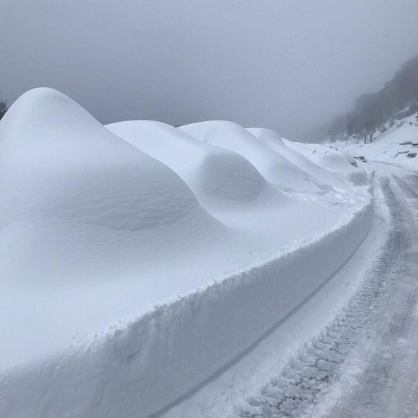 Зима сугробы