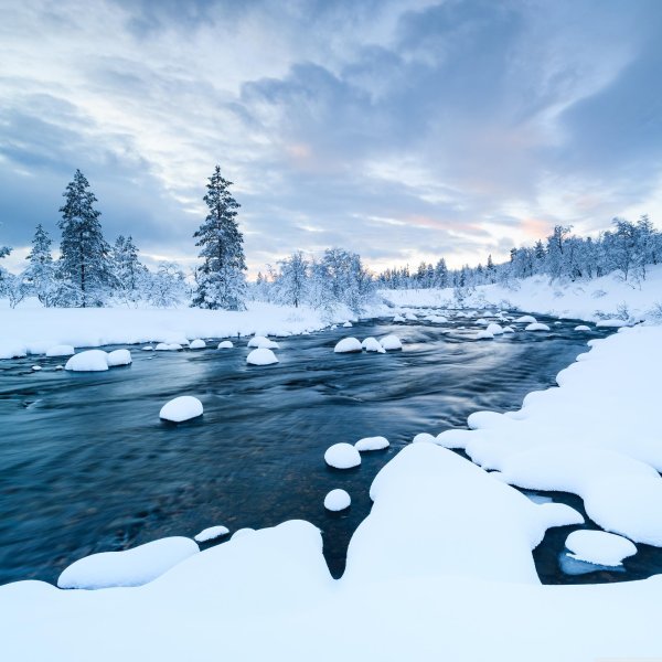 Зима сугробы