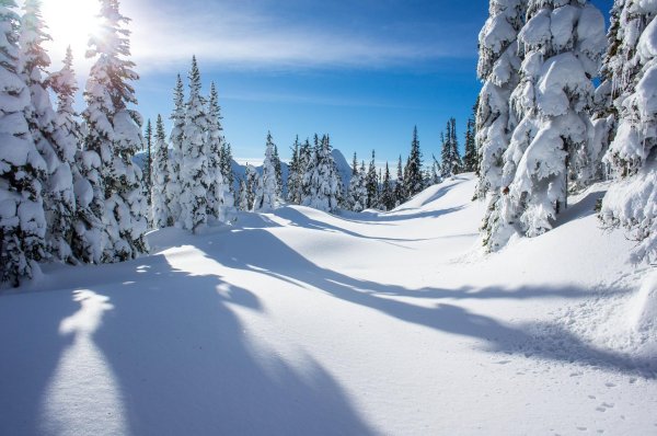 Зима сугробы