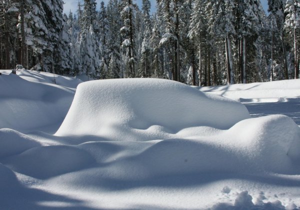 Зима сугробы