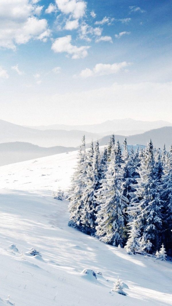 Зима сугробы