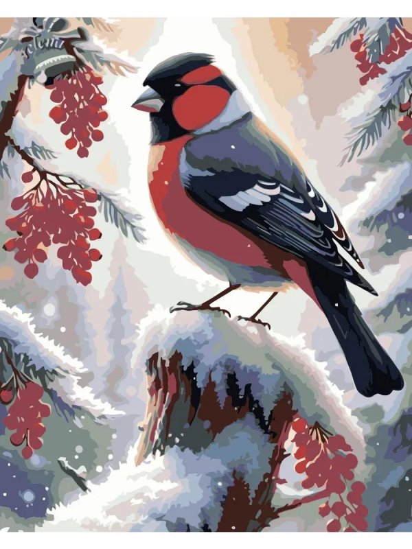 Зима и птицы