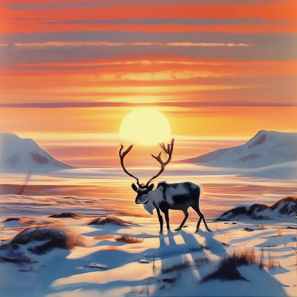 Зима пейзажи животные