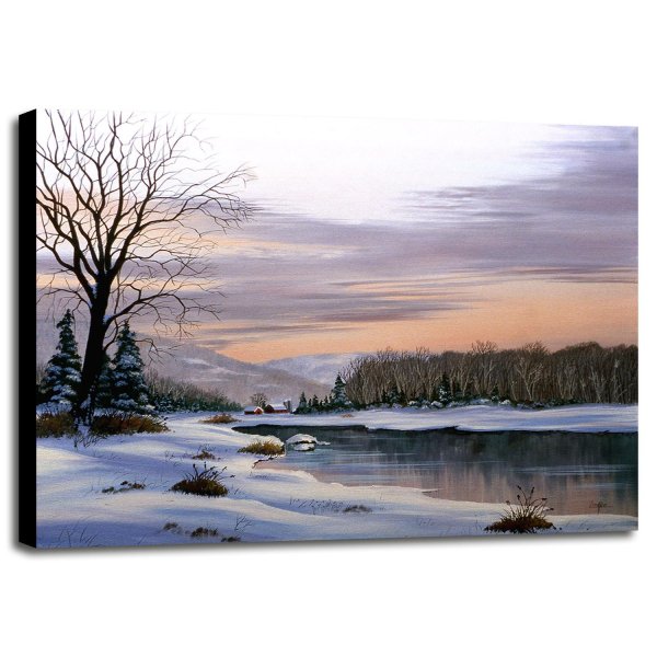 Зима пейзажи животные