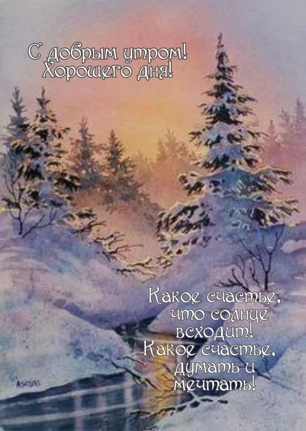 Зима пейзажи животные