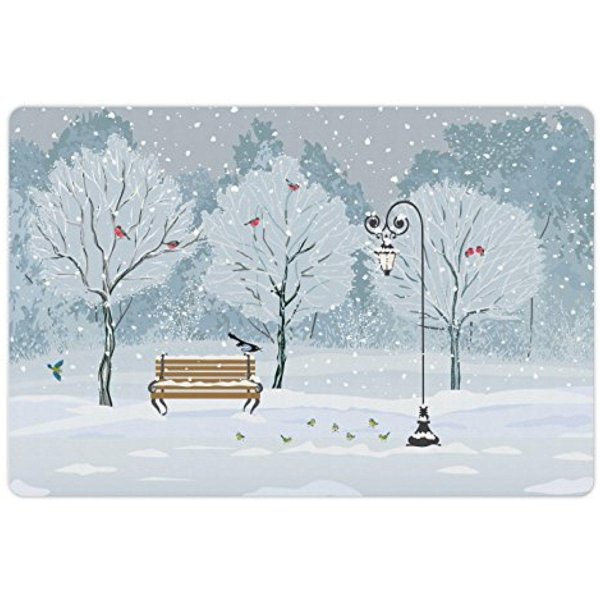 Зима рисованные