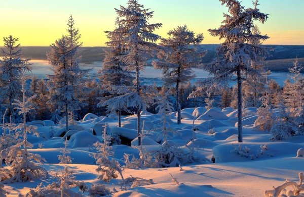 Зима якутии