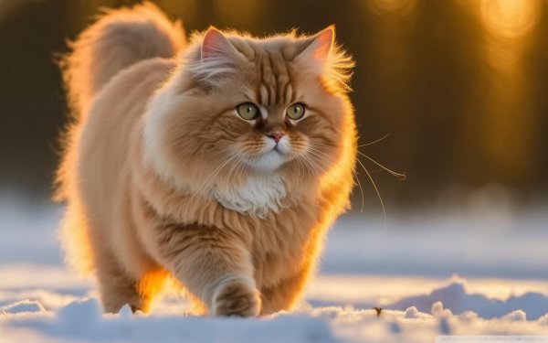 Зима и кошки