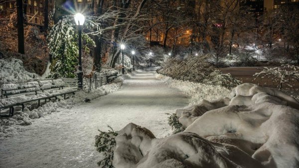 Зима без снега